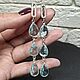 Серьги топаз серебро, длинные серьги с топазами, серебряные серьги. Серьги классические. Irina Moro (Ирина Моро украшения). Ярмарка Мастеров.  Фото №6