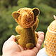Заказать Войлочная игрушка мишка с мёдом. Шерстяной зоопарк (woolzooru). Ярмарка Мастеров. . Войлочная игрушка Фото №3