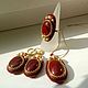 A set of 'Red planet'. Jewelry Sets. Ludmila (Ludmila-biser) (Ludmila-biser). My Livemaster. Фото №5