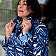 NATALINI Батистовая рубашка размер плюс Королевский Синий, Рубашки, Новосибирск,  Фото №1