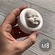 Mold M8 (form for making the face). Blanks for dolls and toys. Homyak market (homyakmarket). Ярмарка Мастеров.  Фото №4