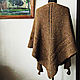 Традиционная датская шаль "Tweed" Шаль вязаная, Шали, Москва,  Фото №1