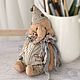 Слон тедди слоник ручной работы teddy elephant handmade. Тедди Зверята. LuckyBearsShop. Ярмарка Мастеров.  Фото №7