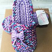 Обувь ручной работы handmade. Livemaster - original item Slippers knitted 37-38p. Handmade.