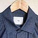 Заказать Рубашка унисекс из варёного хлопка шамбре Chambray Cotton Big Shirt. VÄN Studio. Ярмарка Мастеров. . Рубашки Фото №3