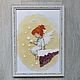 Stained glass painting ' Christmas Fairy', Pictures, Novosibirsk,  Фото №1