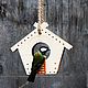 The bird house 'Teremok baby'. Bird feeders. Art bird feeder. My Livemaster. Фото №4