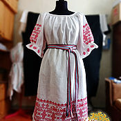 Материалы для творчества handmade. Livemaster - original item Cross Stitch Kit Swan Russian Dress. Handmade.