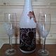 Gift decoration of bottles for Valentine's Day, wedding. Wedding bottles. nikazvereva. My Livemaster. Фото №6