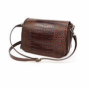 Сумки и аксессуары handmade. Livemaster - original item Crossbody bag: Leather women`s brown Amy bag. Handmade.