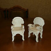Куклы и игрушки handmade. Livemaster - original item furniture for dolls 1:12. Chair. Handmade.