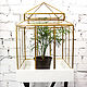 Glass lock for plants. Terrarium. Golden Florarium. Pots1. Glass Flowers. My Livemaster. Фото №5