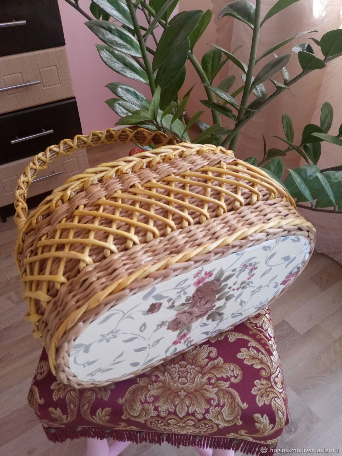 Корзина для рукоделия купить в интернет-магазине Ярмарка Мастеров по ...