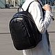 Backpack black leather women's Victoria Fashion R45t-711, Backpacks, St. Petersburg,  Фото №1