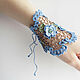 Schemes for knitting: Irish Lace Spring Bracelet. Knitting patterns. 'Irish lace'  Elena. My Livemaster. Фото №4