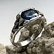 Men's silver ring with Blue Sapphire (1,97 ct)handmade. Rings. Bauroom - vedic jewelry & gemstones (bauroom). Online shopping on My Livemaster.  Фото №2