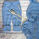 Set: jacket with hood, trousers, cap ' blue Aran'. Sweatshirts for children. Natalya_Sholokhova. Online shopping on My Livemaster.  Фото №2