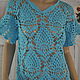 Crocheted tunic,42-46p, cotton. Tunics. alena11-75. Online shopping on My Livemaster.  Фото №2
