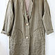 Order Summer linen cardigan coat with open edges. etnoart (etnoart). Livemaster. . Jackets Фото №3