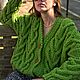 Order Button-down cardigan women's knitted oversize in any color. Kardigan sviter - женский вязаный свитер кардиган оверсайз. Livemaster. . Cardigans Фото №3