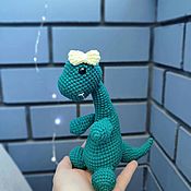 Куклы и игрушки handmade. Livemaster - original item Stuffed toys: Dinosaur. A dinosaur as a gift. NEW YEAR. Dino. Handmade.