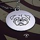 Address book engraved ' pug'. Badges. Borowski store. Online shopping on My Livemaster.  Фото №2