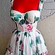Платье сорочка с воздушной накидкой на плечи в стиле DG. Платья. Dress2Impress (elenarhamore). Ярмарка Мастеров.  Фото №11