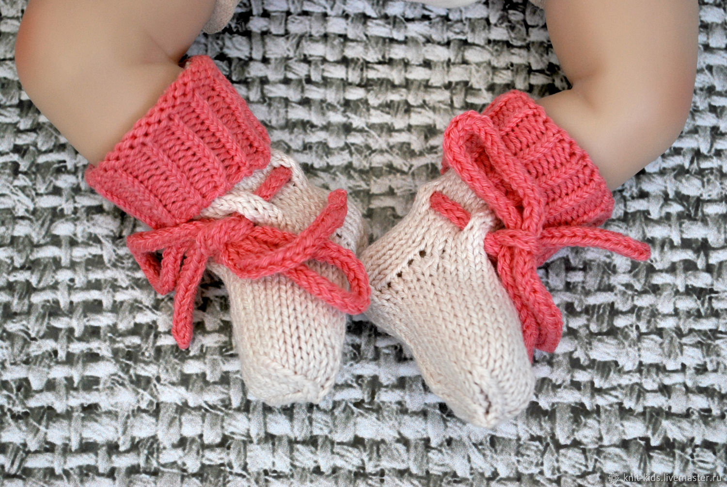 Вязание детские носки спицами