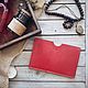 Crab Red Passport Case. Business card holders. Mox workshop. Online shopping on My Livemaster.  Фото №2