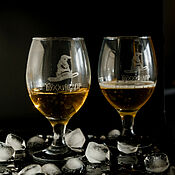 Посуда handmade. Livemaster - original item Glasses for cognac 