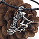 Order Pendant 'Romantic witch on a broom'. Urbanstyle. Livemaster. . Amulet Фото №3