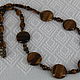 Natural stone beads 'Tiger's eye'. Necklace. Magic box. Online shopping on My Livemaster.  Фото №2