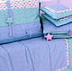 Bumpers in the crib, blanket, pillowcases, garland. Sides for crib. QuiltGreen. Online shopping on My Livemaster.  Фото №2