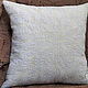 Decorative sofa cushion with embroidery applique stitch quilting. Pillow. Denimhandmade.Olga. My Livemaster. Фото №4