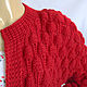 Заказать Вязаный кардиган Малинки ручной вязки. Knit by Heart - Вязаная одежда 富. Ярмарка Мастеров. . Кардиганы Фото №3