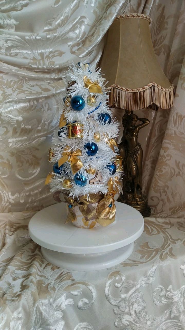 Елочка Новогодняя Белая Елочка Новогодняя Белая