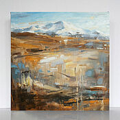 Картины и панно handmade. Livemaster - original item Oil painting Mountain Landscape ( Mountains ). Handmade.