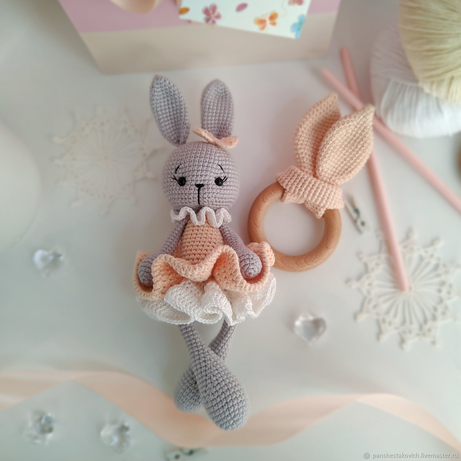 Милая зайка балеринка купить в интернет-магазине Ярмарка Мастеров по ...