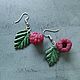 Raspberry earrings made of polymer clay. Earrings. lilit1904 (Lilit1904). My Livemaster. Фото №5