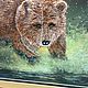 "Медведь .Хозяин тайги". Картины. Полина Пономарева (Едигарова). Ярмарка Мастеров.  Фото №5