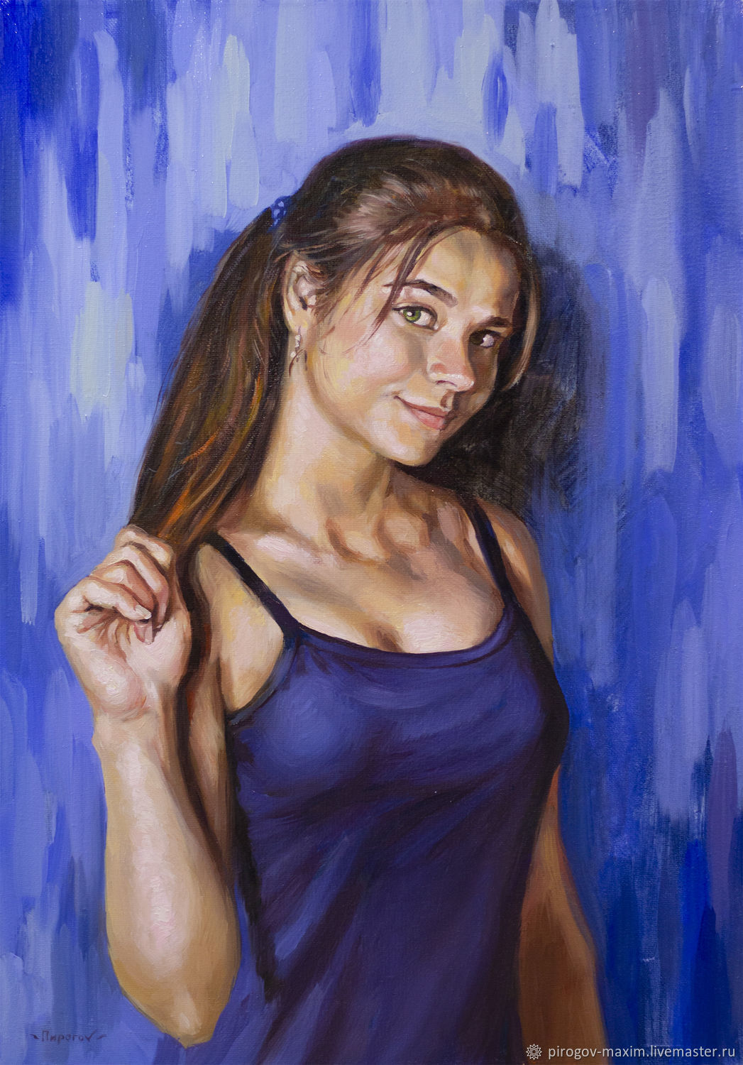 The order of a portrait photo oil. To order a portrait from photos, Pictures, Samara,  Фото №1