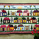The Picture The Village Of Spring. Panels. Textile fantasy (patchwork-pskov). Online shopping on My Livemaster.  Фото №2