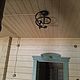 Wrought iron lamp (ceiling) 'Spiral'. Ceiling and pendant lights. askalonkovka (askalonkovka). Online shopping on My Livemaster.  Фото №2