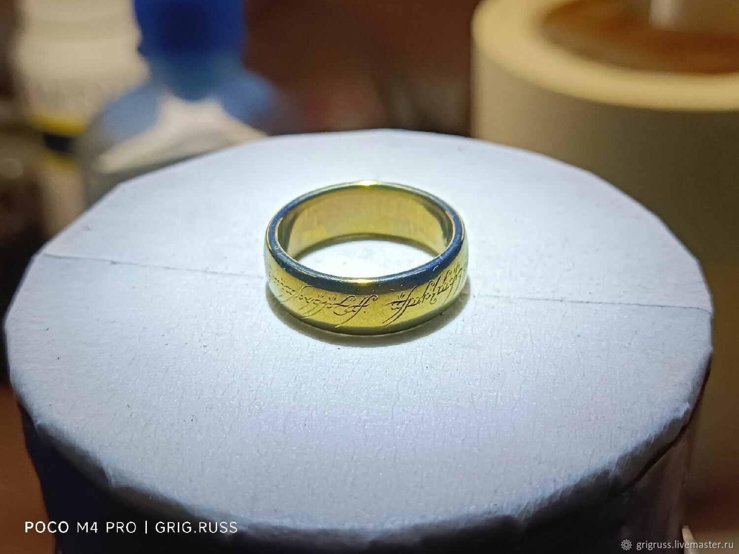 Кольцо власти. Титан в интернет-магазине Ярмарка Мастеров по цене 6500 ...