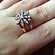 Vasilisa. Gold ring with diamonds and sapphires. Rings. Marie Miranian 89268911221 (mariemiranian). My Livemaster. Фото №4
