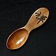 Camping spoon of plum with the character ' Zen', Spoons, Shumerlya,  Фото №1