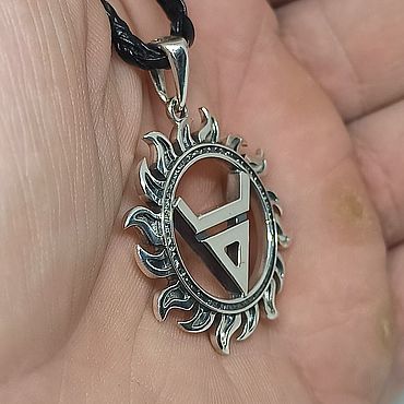 Оберег ручной работы. Ярмарка Мастеров - ручная работа Символ Велеса в солнце. Handmade.