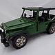 Ретро-модель автомобиля "Jeep", для декора (№693). Элементы интерьера. Время подарков. Ярмарка Мастеров.  Фото №4