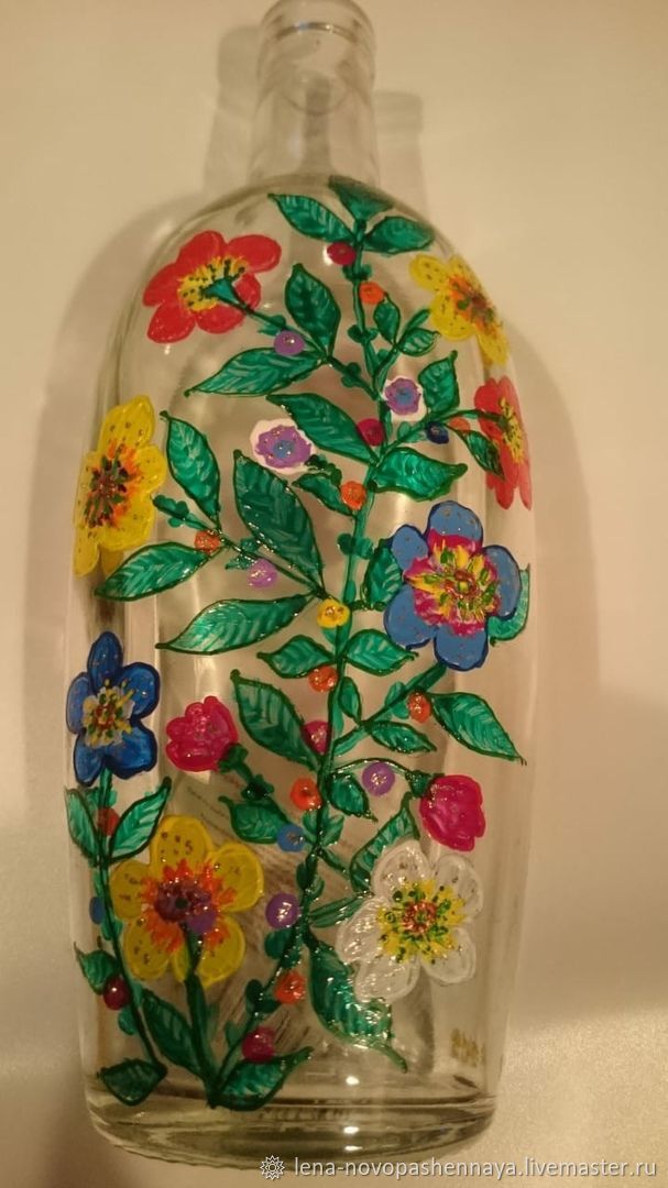Роспись по стеклу в интернет-магазине на Ярмарке Мастеров | Витражи ...