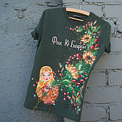 Одежда handmade. Livemaster - original item FUB Sunflowers T-shirt. Handmade.